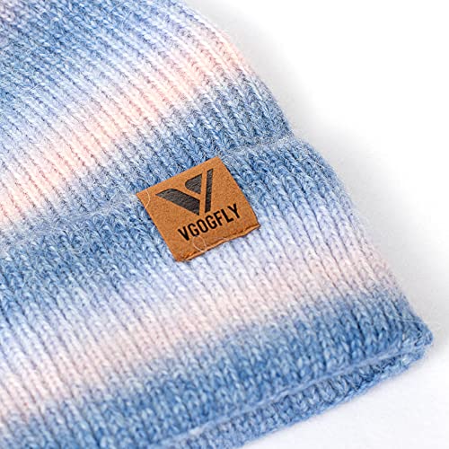 Vgogfly Slouchy Beanie Hats for Women Winter Knitted Caps Soft Warm Ski Hat Unisex - color: Z - Mix 3