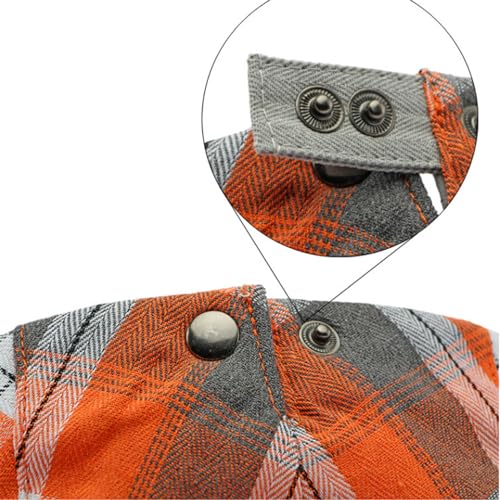 2 Pack Men's Plaid Cotton Flat Newsboy Ivy Cabbie Golf Gatsby Cap Hat - color: 770oc