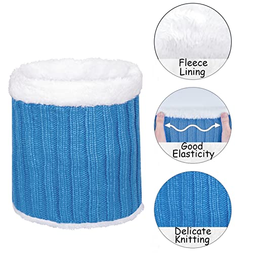 Kids Winter Beanie Scarf Gloves Set - Thermal Fleece Lined Knit Hat, Soft Neck Warmer & Mittens for Girls & Boys 1-10 Years - color: Blue-s, size: 1-5 years