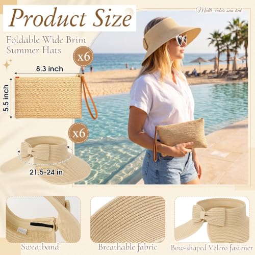 6 Pack Beach Bachelorette Party Favors for Women - color: Beige