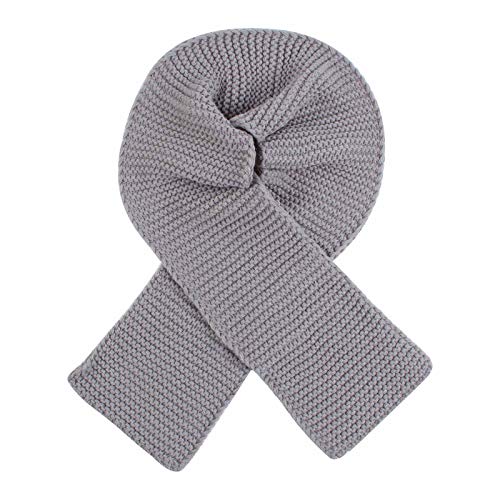 Duoyeree Baby Winter Hat Scarf Glove Beanie Set Fleece Lined Set 0-3T - color: Grey