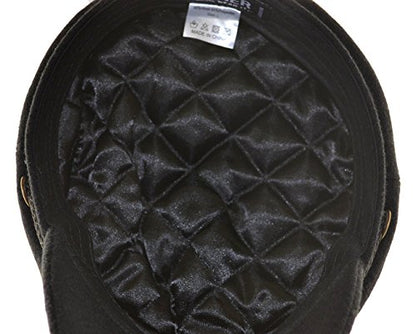 Broner Wool Blend Fisherman Cap Greek Sailor Hat Black - size: X-Large