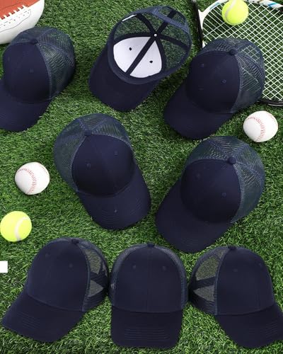 Coume 12/16/20/24 Pcs Mesh Hat - color: Navy Blue