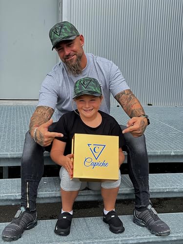 Capiche [99+ Variations] Special Series Snapback Cap - One Size Unisex Men - color: [Child] Green Camo Cu