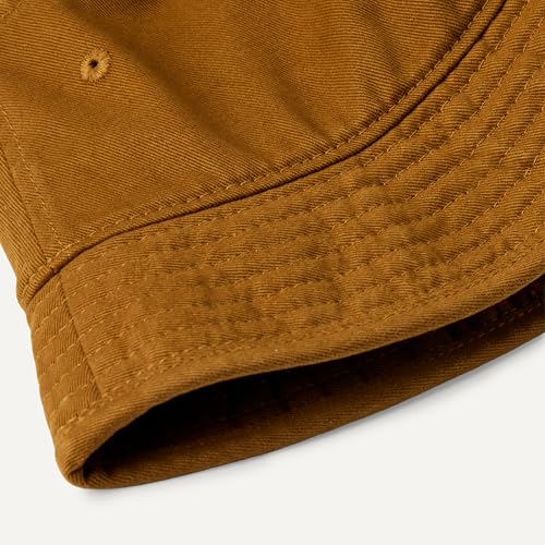 Amazon Essentials Men's Washed Cotton Canvas Bucket Hat - color: Brown, size: Small-Medium