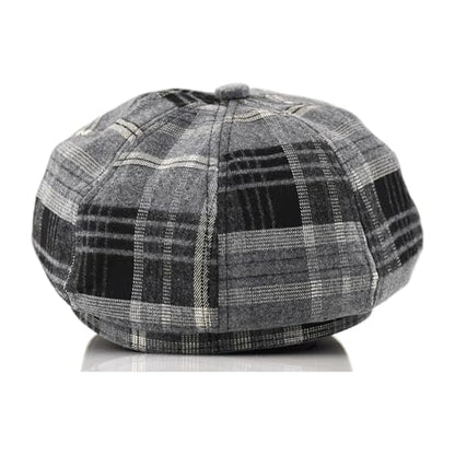 Womens Newsboy Cap French Fashion Hats Summer Cabbie Baker Boy Hat for Fall Beret Cap - color: T1-beret-black