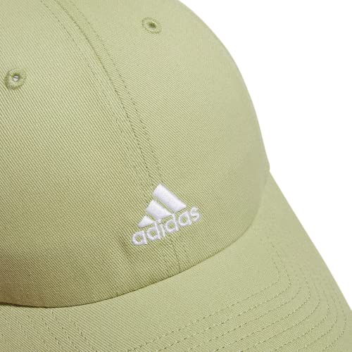 adidas Women's Saturday 2 Hat Baseball Cap - color: Magic Lime Green/White