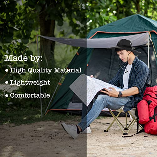 BaHoki Essentials Military Style Bucket Hat - Camo Outdoor Hat with Adjustable Strap - Wide Brim Safari Hat - style: Black