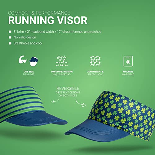 Gone For a Run Running Visor - Comfort Performance - One Size Fits Most - color: Lucky
