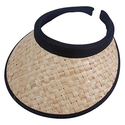 TOP HEADWEAR Straw Clip-On Visor