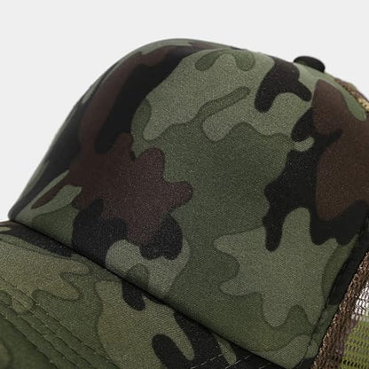 Women's Men's Fashion Baseball Cap Adjustable Strapback Hats Dad Hat Visor Sports Hat - color: Camouflage