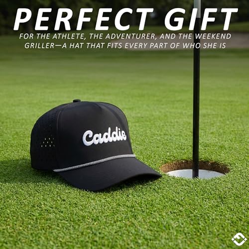 Funky Junque Golf Trucker Hat - color: Caddie - Black