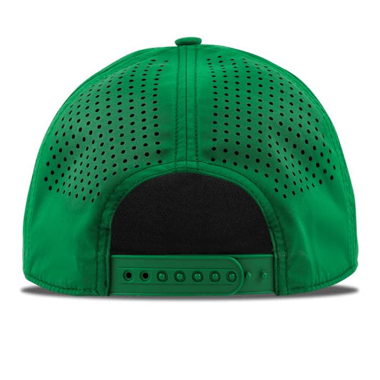 Branded Bills Bare Curved 5 Panel Rope Hat for Men - color: Kelly Green
