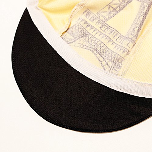 Weimostar Polyester Men Cycling Bike Bicycle Cap MTB Hat Sweat Wicking - color: Yellow