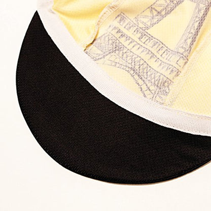 Weimostar Polyester Men Cycling Bike Bicycle Cap MTB Hat Sweat Wicking - color: Yellow