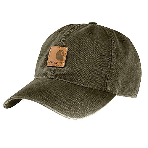 Carhartt mens Canvas Cap - color: Army Green