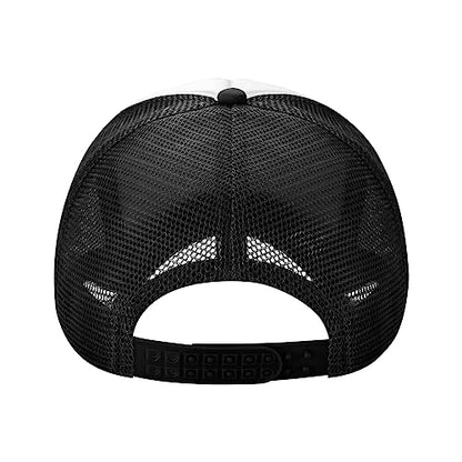 Funny Trucker Hats for Women Country Women's Trucker Hats Breathable Mesh Summer Caps Adjustable Pink Hats - color: Be Kind Or Fuck Off-black