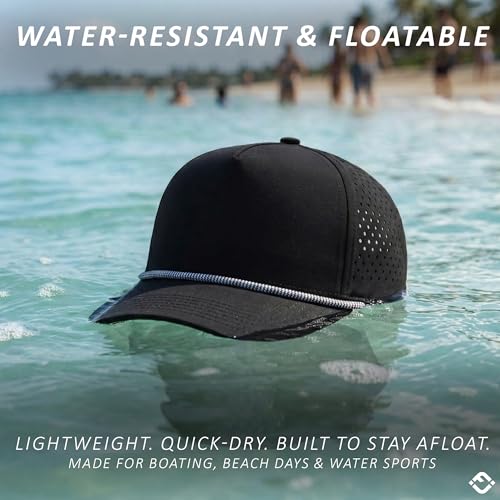 Funky Junque Golf Trucker Hat - color: Black
