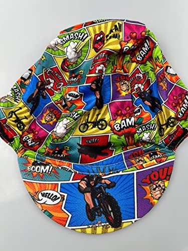 Funny Cycling Cap - Polyester Cartoon Cycling Hat-Under Helmet - Cycling Helmet Liner Breathable&Sweat Uptake - color: B6