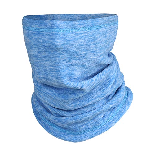 Winter Thermal Neck Warmer/Neck Gaiter Face Scarf/Face Cover Winter Ski Mask - Cold Weather Balaclava - color: Light Blue
