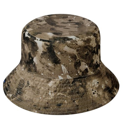 UPF 50+ Reversible Sun Hat - color: Brown/Brown Camo, size: Medium