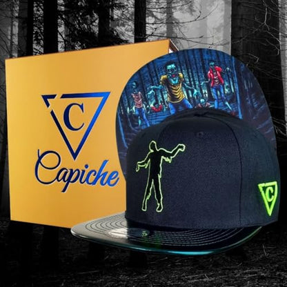 Capiche [99+ Variations] Special Series Snapback Cap - One Size Unisex Men - color: [Zombie] - Zombie Apocolypse