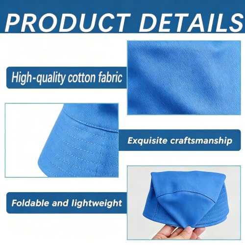 Colorful Bucket Hat - color: Blue