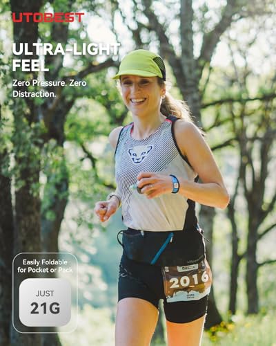 UTOBEST Race Day Performance Running Cap for Men Women - color: Yellow