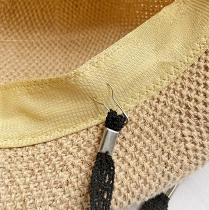 3 Pack Sun Hats Chin Strap Windproof Adjustable Hat Strap Clips