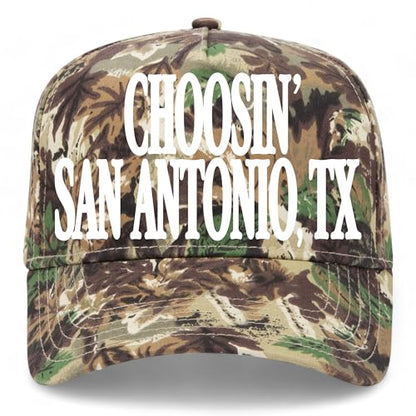 Choosin' San Antonio Texas Hat - color: Camo