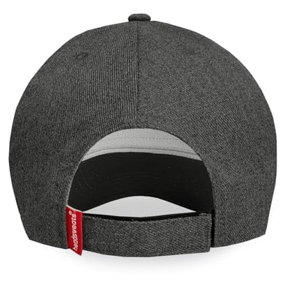 Headsweats Dad Hat – Men's Embroidered Twill Baseball Cap, Adjustable Strapback, Lightweight, Breathable - color: Dark Grey/Bicycle