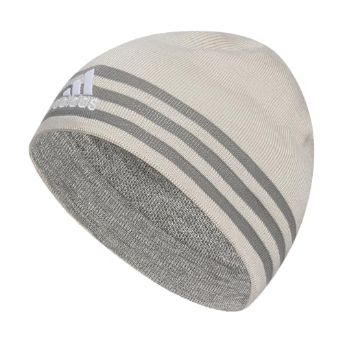 adidas Men's Reversible Skully Beanie - color: Eclipse/Alumina Beige/Grey Four/Alumina-grey Four