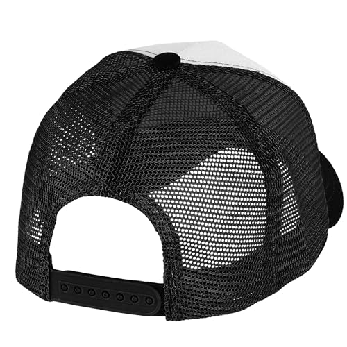 Falari 12 Pack Bulk Wholesale Mesh Trucker Hats 5 Panel and 6 Panel Baseball Caps for Men and Women - color: 5 Panel - Black