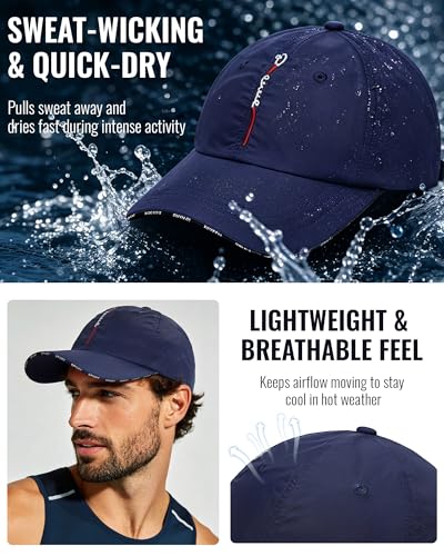 CLAPE Outdoor Sun Visor Hats Lightweight Waterproof Breathable Sports Hat UPF50+ Ultra Thin Cooling Baseball Hats - color: Cp13-black