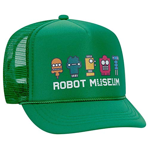 OTTO Cap Youth 5 Panel High Crown Mesh Back Trucker Hat Polyester Foam Front