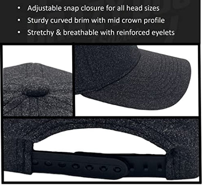 Cool Dad Hats with Funny Sayings Graphic Caps for Dads and Father's Day - color: Black - Greatest Farter