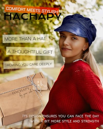 Hachapy Chemo Headwear for Women Baseball Caps & Hats - color: Blue