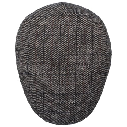 Men's Newsboy Hat with Earflaps Flat Ivy Caps Irish Cabbie Cap - color: Coffee Square