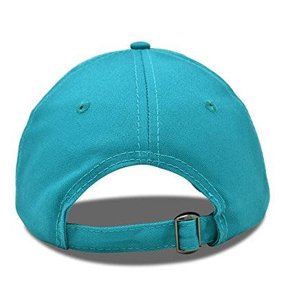 DALIX Baseball Cap Dad Hat Plain Men Women Cotton Adjustable Blank Unstructured Soft - color: Teal