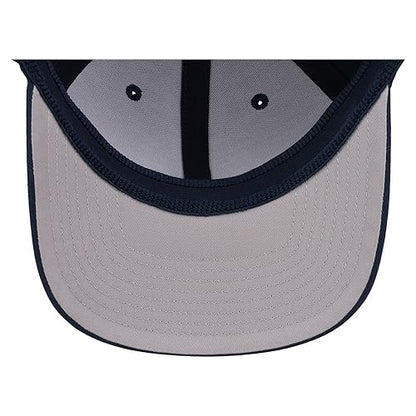 Lids Blank All Star Classic Structured Stretch Fitted Baseball Cap – Curved Bill Hat for Men and Women - color: Navy, size: Large-X-Large