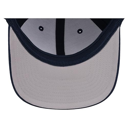 Lids Blank All Star Classic Structured Stretch Fitted Baseball Cap – Curved Bill Hat for Men and Women - color: Navy, size: Large-X-Large