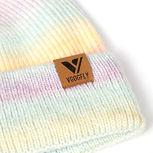 Vgogfly Slouchy Beanie Hats for Women Winter Knitted Caps Soft Warm Ski Hat Unisex - color: Z - Mix 6