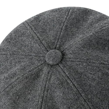 Newsboy Cabbie Baker boy hat Beret Cap for Women Pageboy Visor Paperboy Hat Sailor Fiddler Hat Adjustable - color: Gray