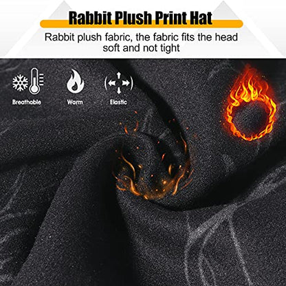 HASAGEI Beanies Skull Caps for Men, Women Warm Helmet Liner Cycling Cap Soft Lightweight Beanie Hat Antistatic Running Beanie - color: Deer Pattern