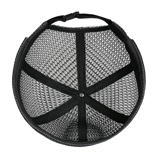 Brimless Hats for Men Breathable Brimless Docker Hat Lightweight Mesh Skull Cap Beanie Hats - color: Black