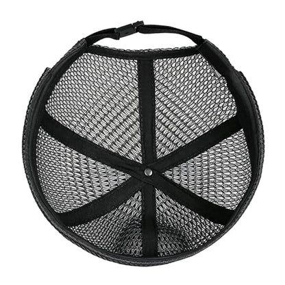 Brimless Hats for Men Breathable Brimless Docker Hat Lightweight Mesh Skull Cap Beanie Hats - color: Black