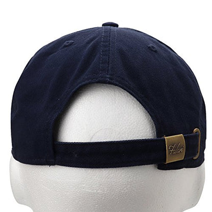Falari Classic Baseball Cap Dad Hat 100% Cotton Soft Adjustable Size - color: Navy