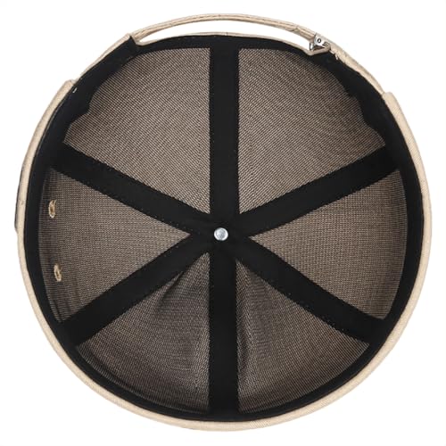 DIYDECAL Brimless Docker Cap,Skullcap Beanie, Retro Sailor Hat for Mens Womens - color: Beige