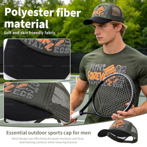 Breathable Snapback Trucker Hats Summer Baseball Caps Adjustable Outdoor Mesh Snap Back Hats for Daily Use - color: Mg-bcm2630-blue