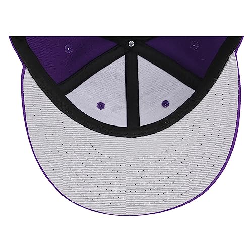 Lids Blank Dime Adjustable Snapback Hat - color: Purple